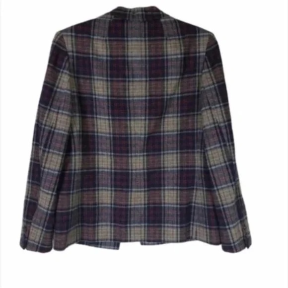 Vintage Young Pendleton Blazer Jacket Plaid  100% wool - Picture 3 of 5